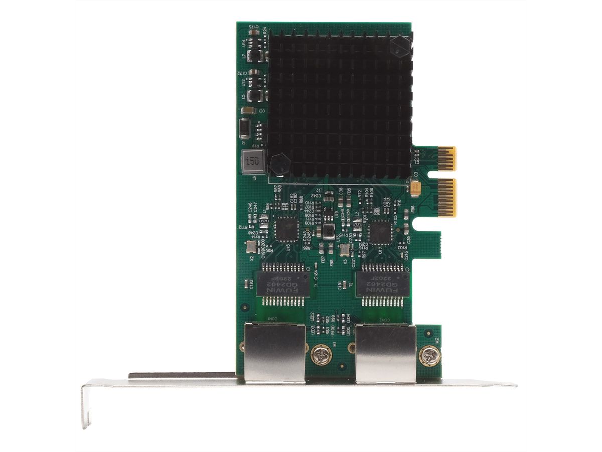 EXSYS EX-60112 carte PCIe 2 ports 2.5Gigabit