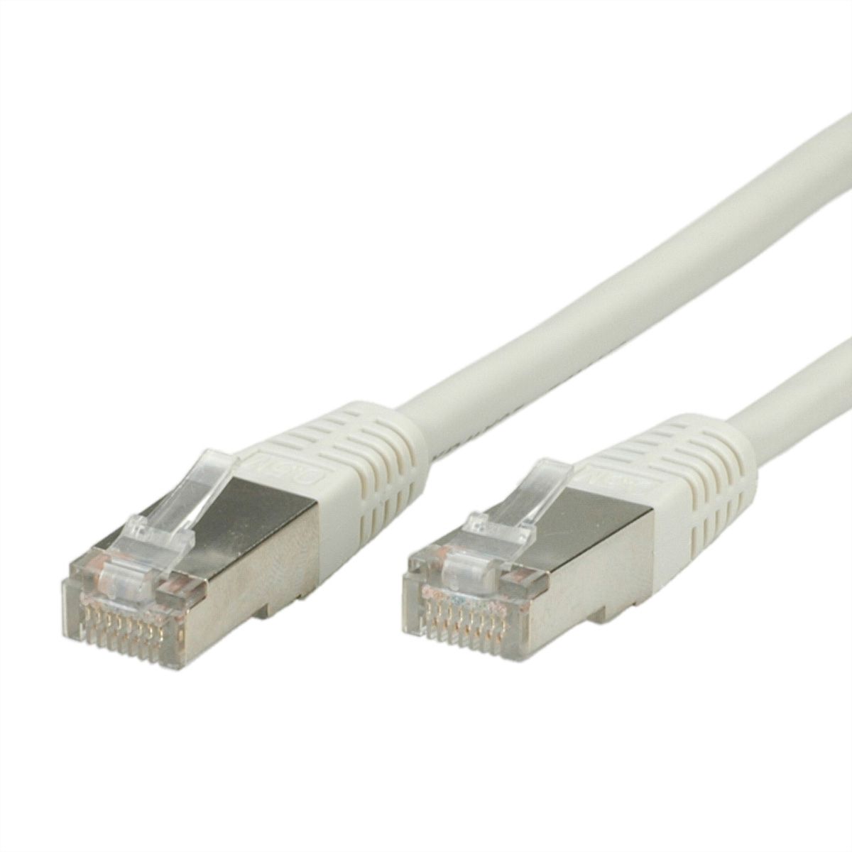 Cordon VALUE Cat.5e (Classe D) F/UTP confectionné, gris, 0,5 m