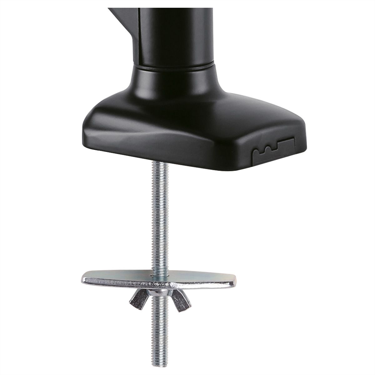 VALUE Support LCD, vérin à gaz, 5 articulations, fixation sur bureau, noir