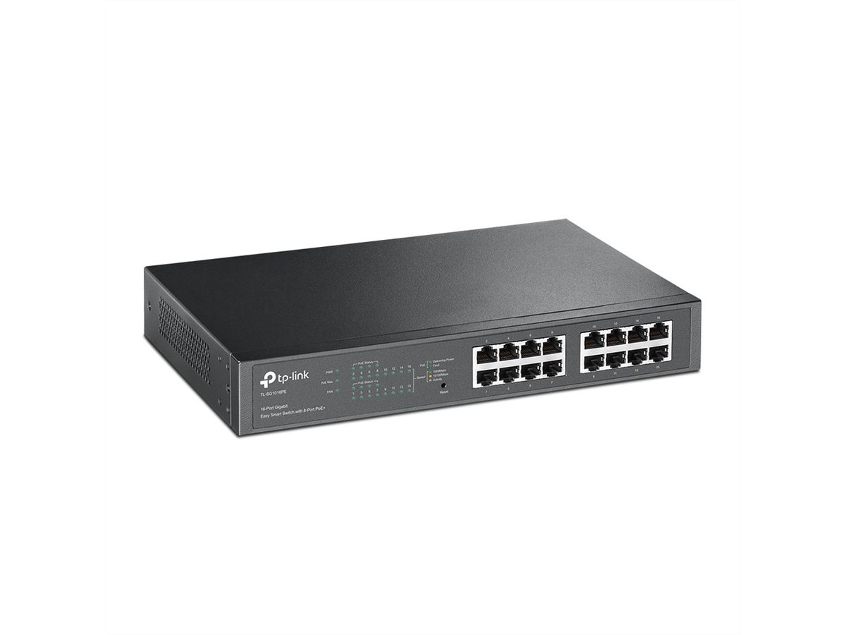 TP-Link TL-SG1016PE Omada Commutateur Gigabit 16 ports, 8x PoE+