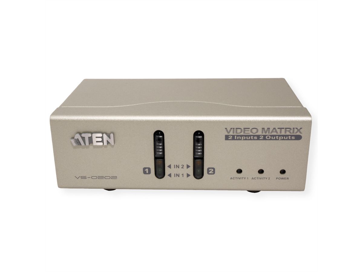 ATEN VS0202 Commutateur matriciel VGA/audio 2x2