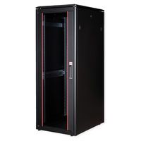 ROLINE 19" Baie réseau Pro 32U, 600x800 LxP Porte verre noir