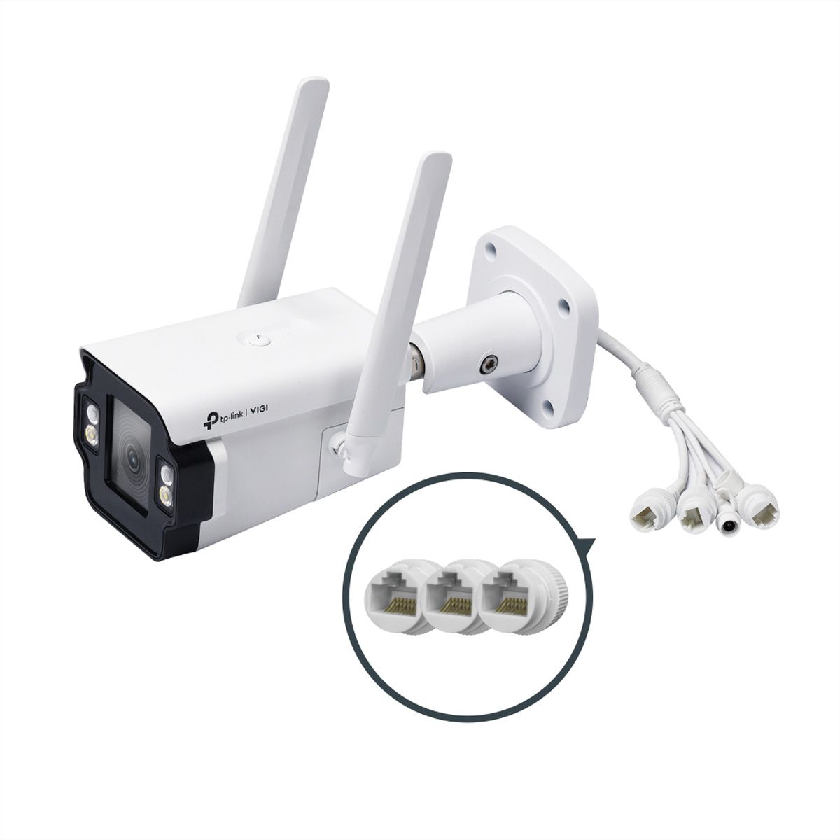 TP-Link InSight S345-4G(4mm) Bullet-Caméra 4 MP, 80.4°, IR-LED 50m, LTE