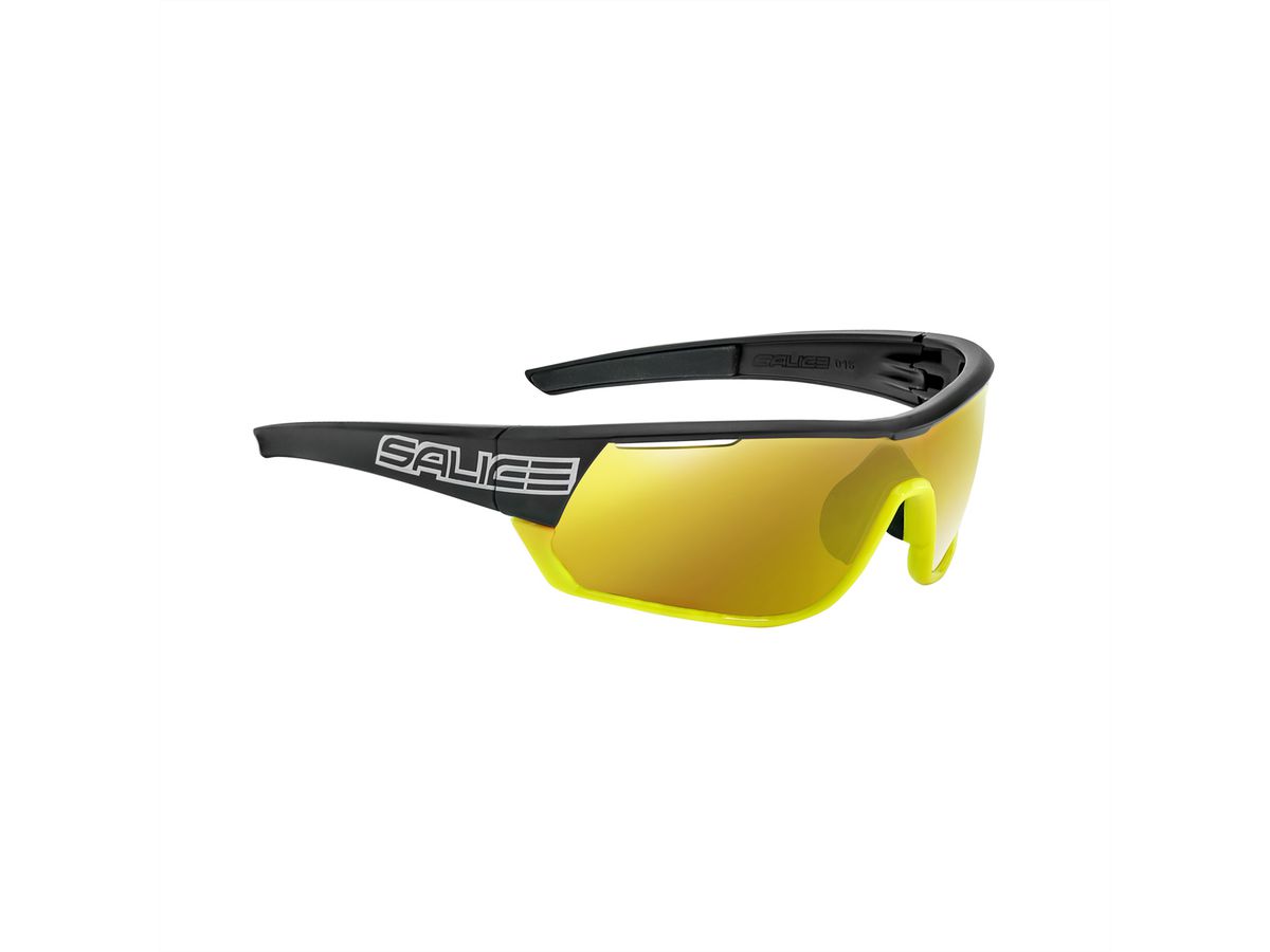 Salice Occhiali Lunettes de sports 016RWX, Black-Yellow / RW Yellow