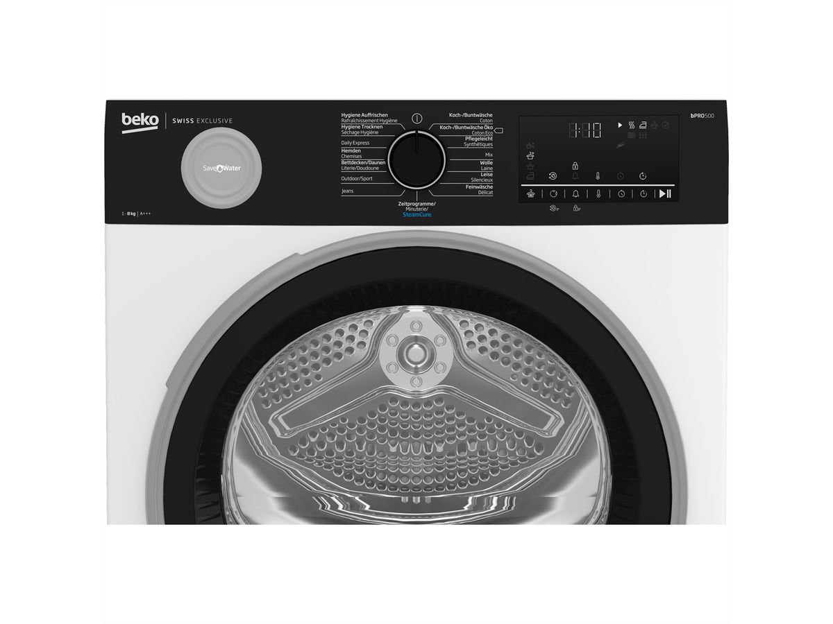 **Retoure**Beko Sèche-linge DS8539MCH, 8kg, anthracite