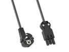 Câble d'alimentation 2P+T/GST18-3, sans halogène, noir, 2 m