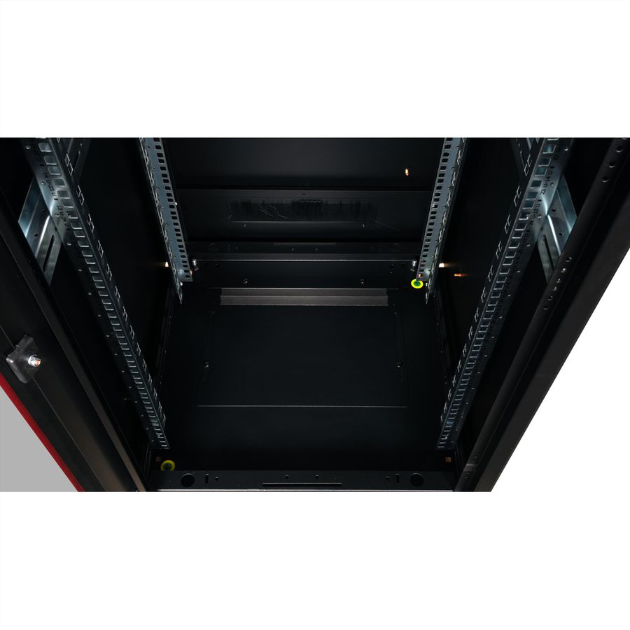 ROLINE 19-Zoll Netzwerkschrank Pro 36 HE, 600x600 BxT Glastür schwarz