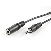 VALUE Rallonge 3,5mm, noir, 10 m
