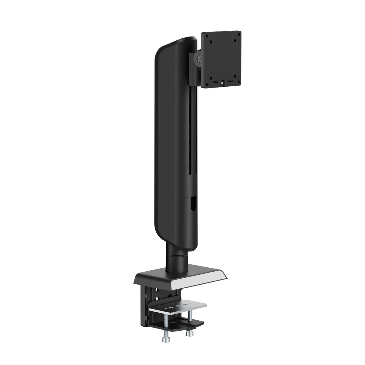 VALUE Schwerlast-LCD-Arm, freistehend, höhenverstellbar, 17-49 Zoll, bis 18 kg, schwarz