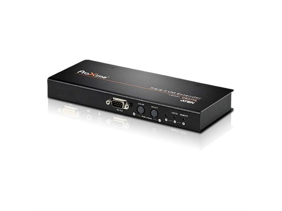 ATEN CE370 Système d'extension KVM VGA PS/2, audio, RS-232, 300 m