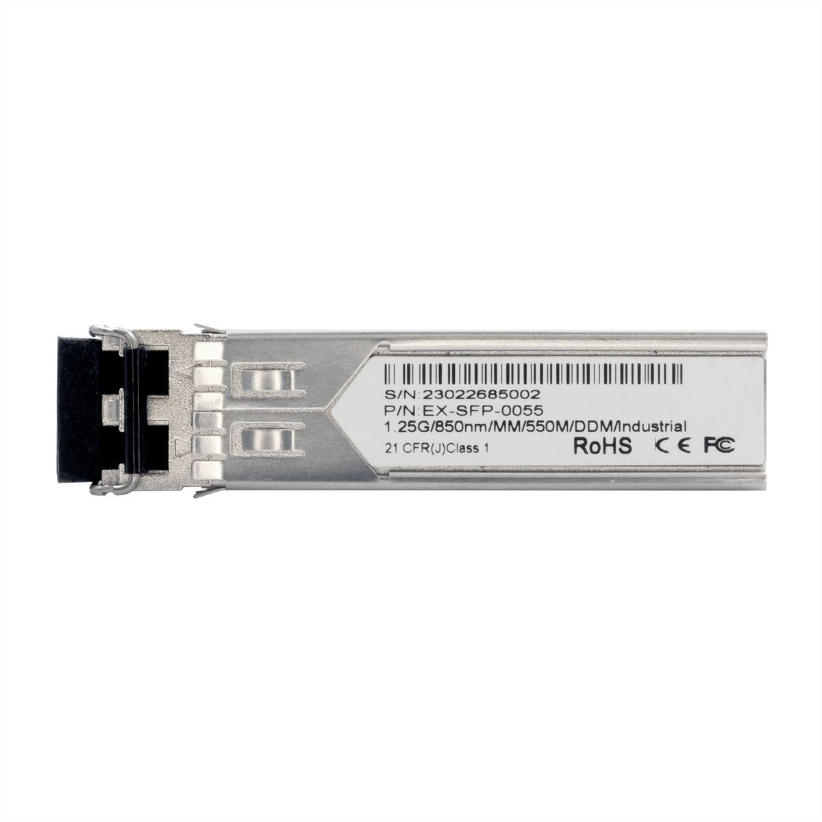 EXSYS EX-SFP-0055 SFP Transceiver LC Multimode  550m, -40°C bis 85°C