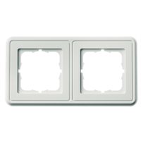 TELEGÄRTNER Cache double 151x80mm blanc alpin, G