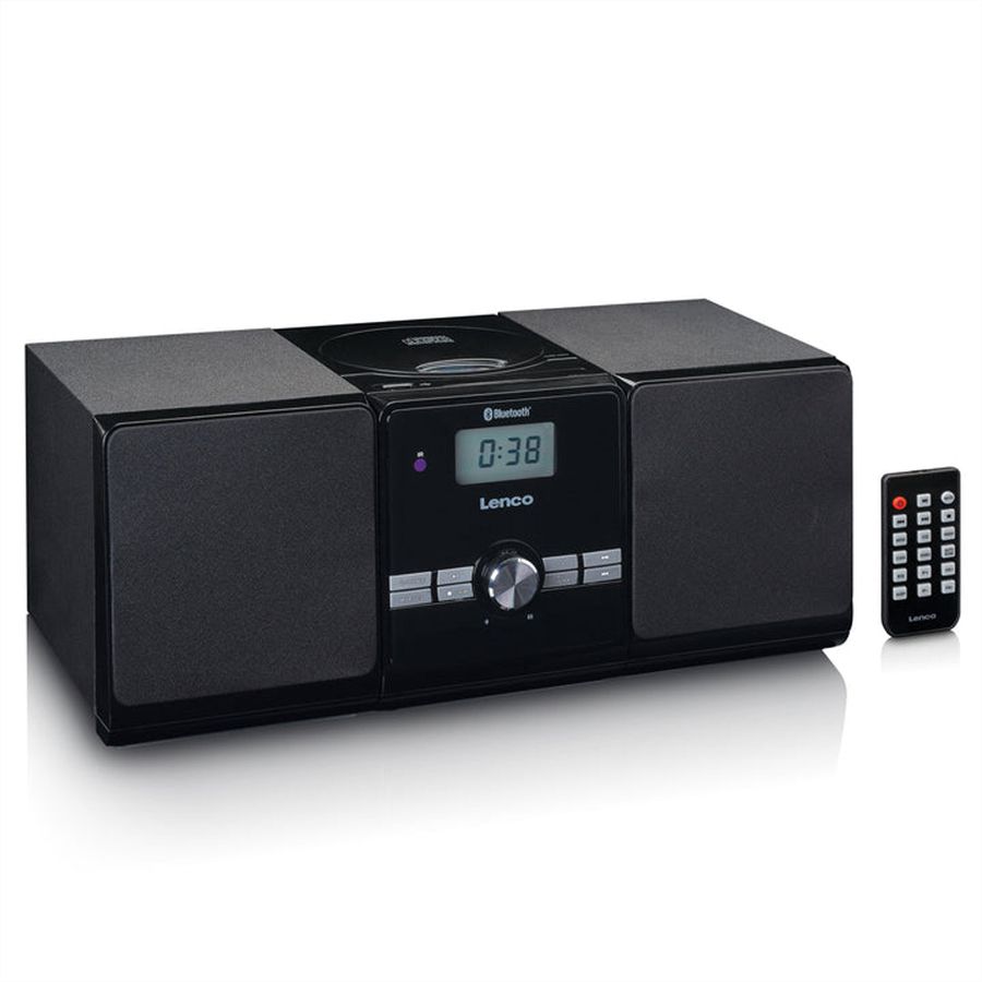 Lenco Chaîne Hi-Fi MC-030BK noir, CD, MP3, BT, USB, RC
