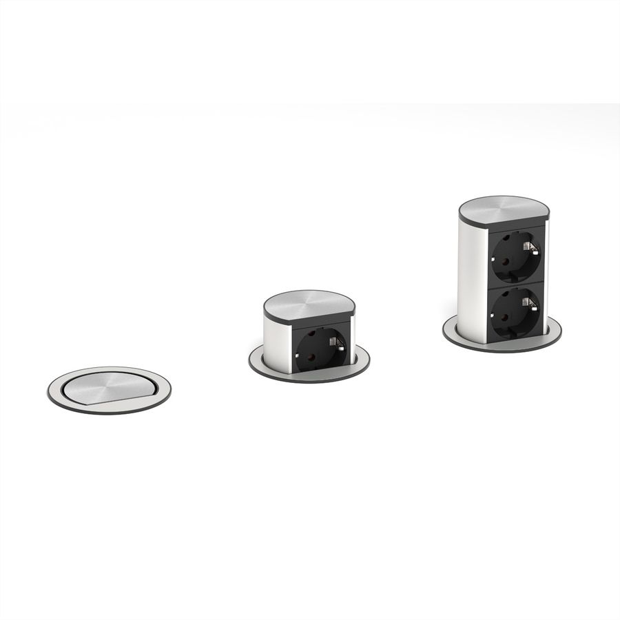 BACHMANN ELEVATOR 2x contact de protection, argent