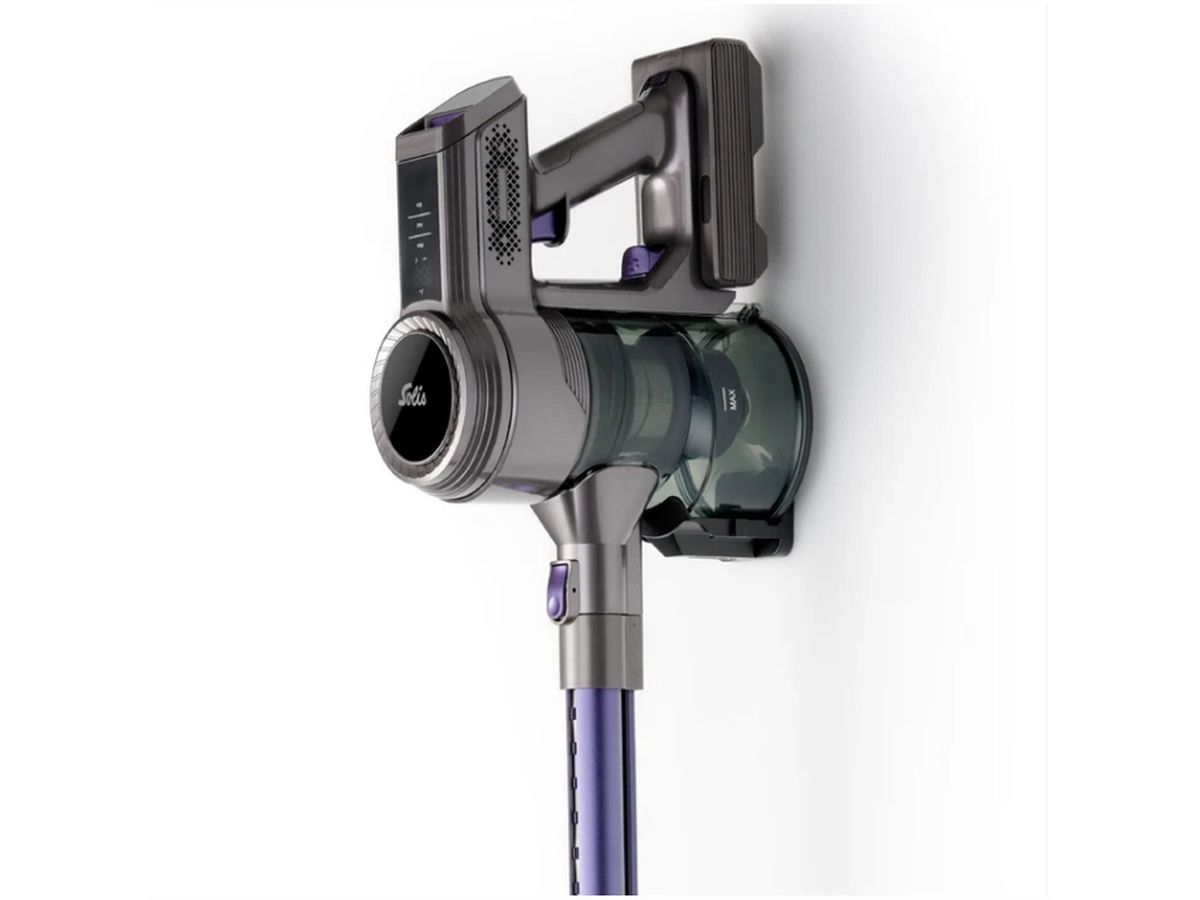 Solis Flexi Vac Cleaner 350, Akku-Staubsauger, 350 W, Li-Ion, , grau/violett
