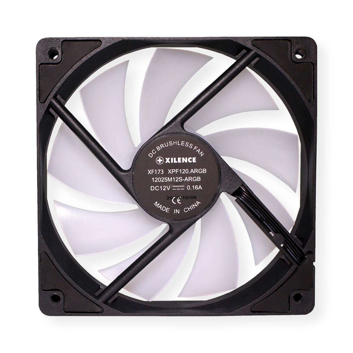 Xilence XPF120.ARGB 120mm PWM Ventilateur de boîtier, ARGB LED