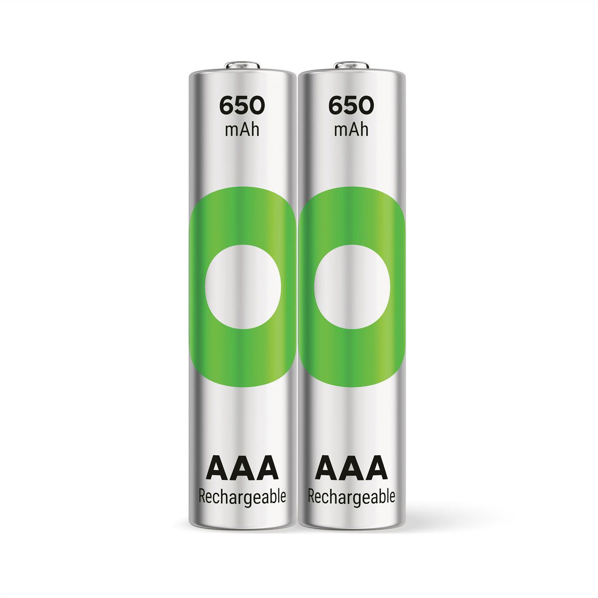 GP Batteries Recyko+, Akku 2xAAA, 650 mAh, 1,2 V
