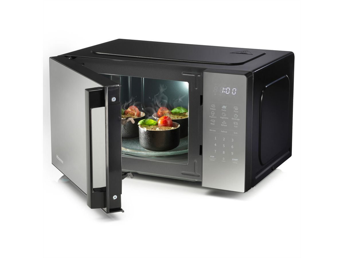Hisense Mikrowelle H20MOMBS4HGCH, 20L, Mirror Black