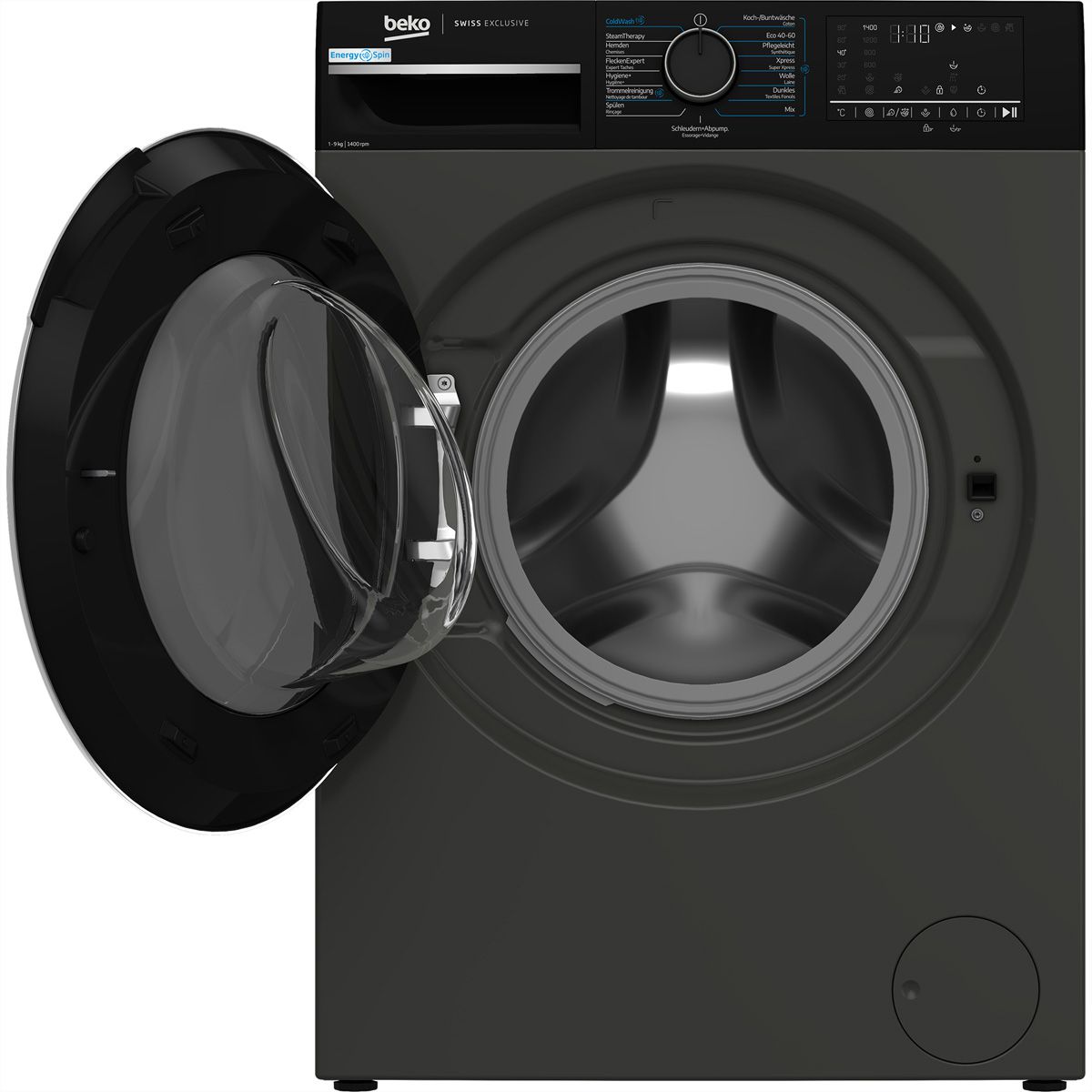 Beko Waschmaschine WM529, 9kg, A, manhattan gray