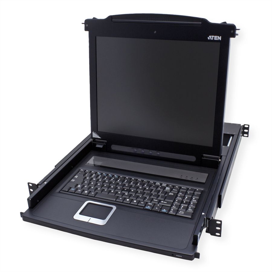 ATEN CL1000M Console KVM, LCD 43cm, VGA, PS/2, IT-Layout