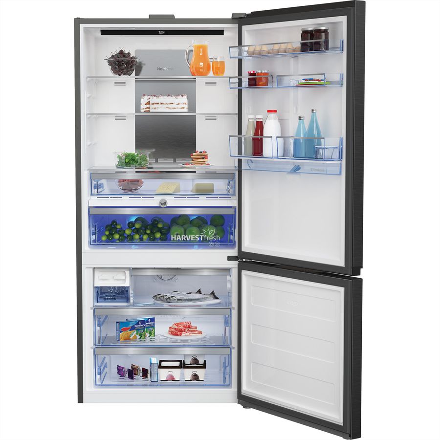 Beko Kühl-Gefrierkombination KG730, 615l, E , Dark Inox