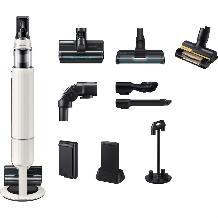 Samsung Aspirateur balai AI Jet Lite Complete Extra, (770W), Santorini Beige