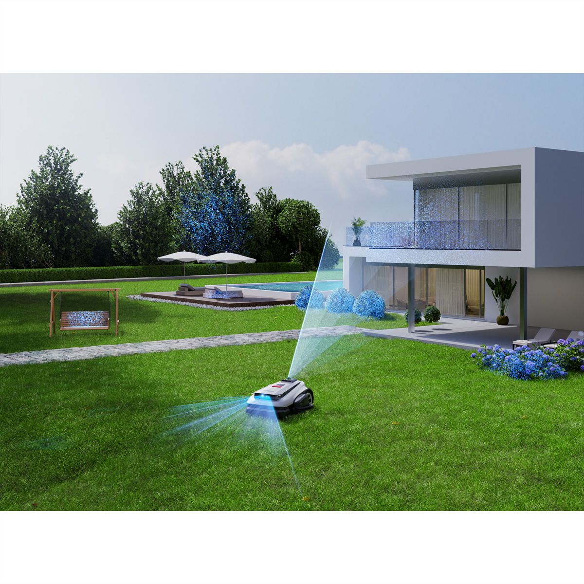 Ecovacs Mähroboter GOAT A3000 LiDAR Pro, 3000m²