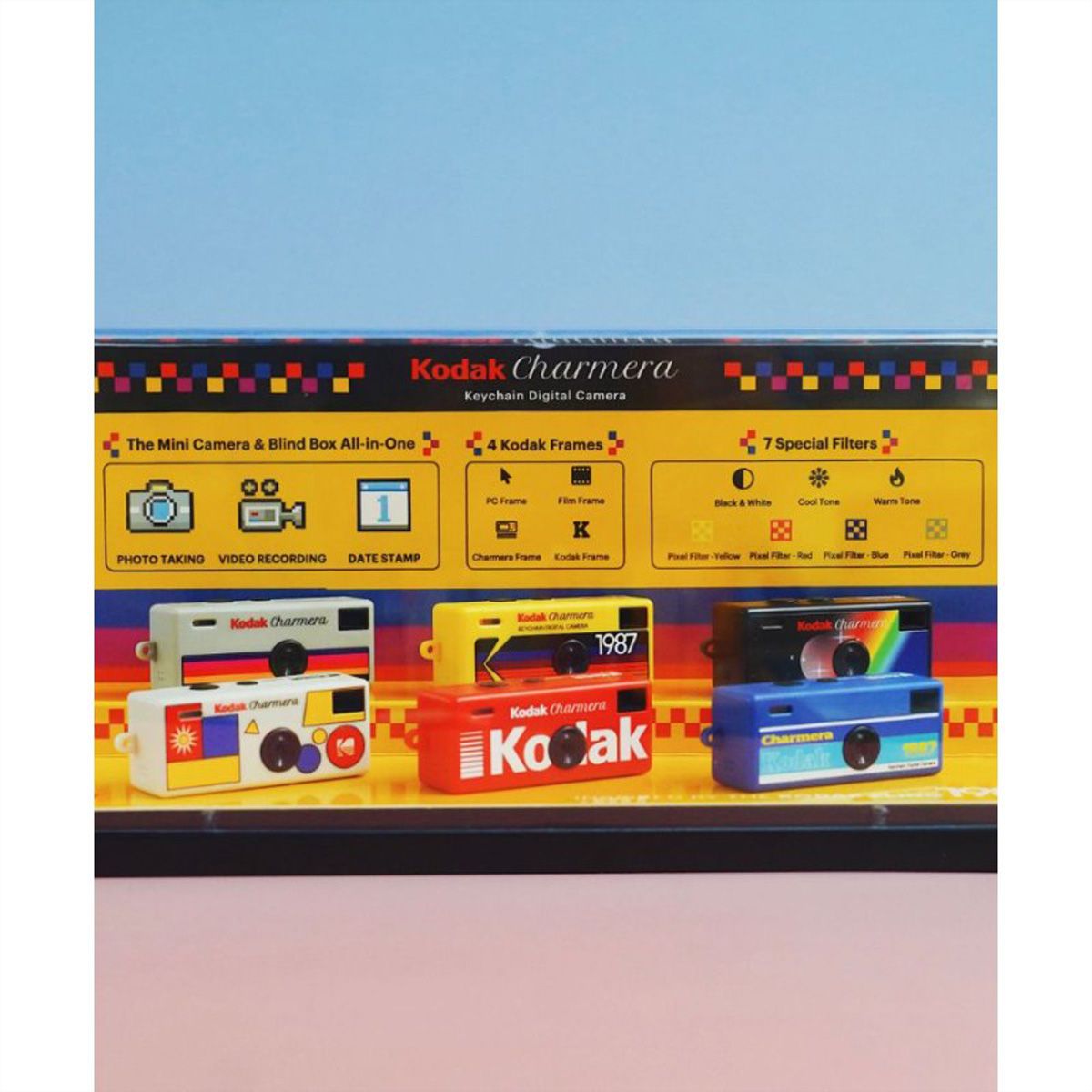 Kodak Charmera Mini Digitalkamera, Schlüsselanhänger, Blind Box, HD