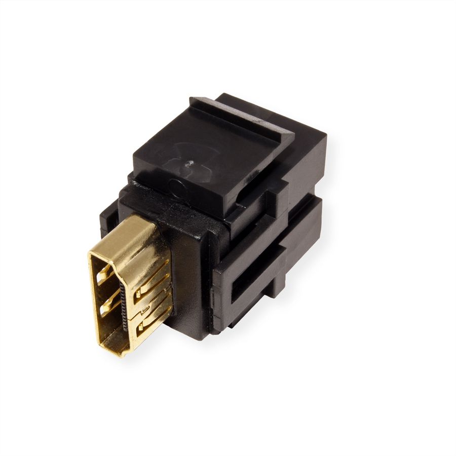 BACHMANN Keystone HDMI 4K UHD Coupleur F-F noir