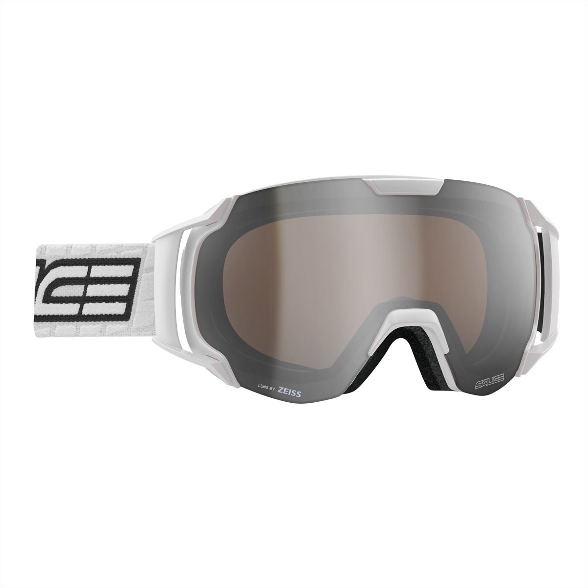 Salice Occhiali Lunettes de snowboard 619DARWF, White / Darw Silver