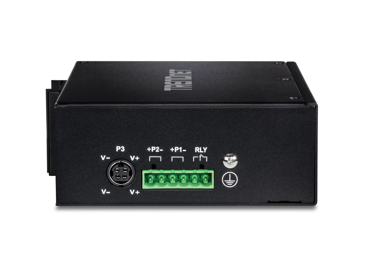 TRENDnet TI-PG162 Switch Rail DIN PoE+ Gigabit industriel à 16 ports