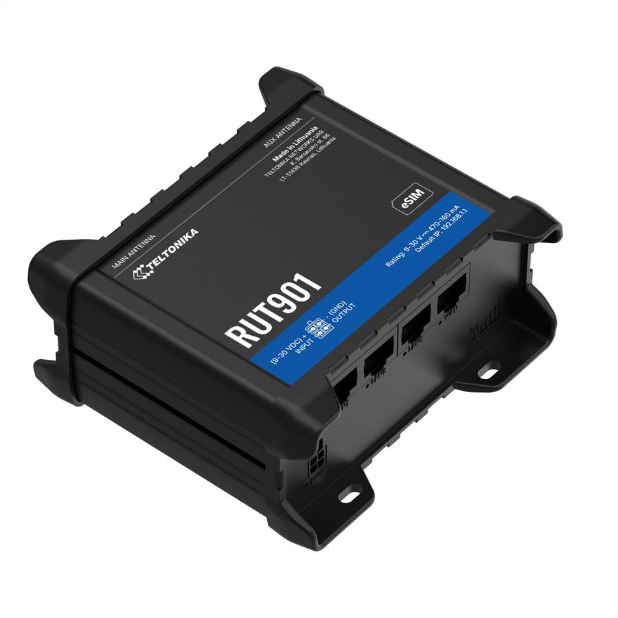 TELTONIKA RUT901 LTE/4G Router eSIM
