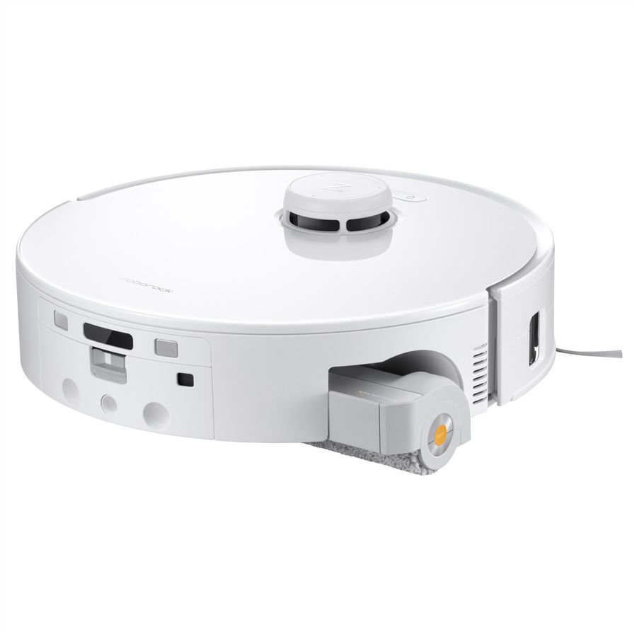 Roborock Aspirateur robot Qrevo Curv 2 FlowX, blanc