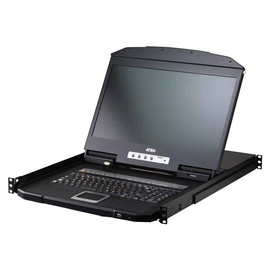 ATEN CL3716NW SP 16-Port USB HDMI LCD KVM Konsole, ES-Layout