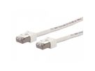 METZ CONNECT Patchkabel Cat.6 (Class E) S/FTP, Ultraflex500 VoIP, AWG 26, LSOH, weiß, 10 m
