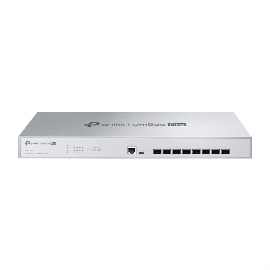 TP-Link Campus Switch S5500-8XF, 8x10G SFP+ L2+ Aggregation Switch