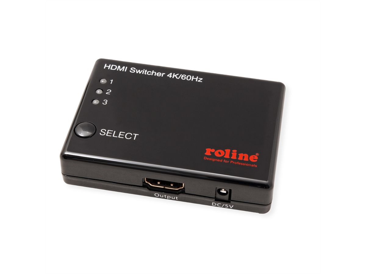 ROLINE Switch HDMI 4K 3 ports