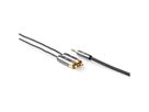 Nedis Stereo-Audiokabel, 1x Klinken ST, 2x Cinch ST, grau, 5 m