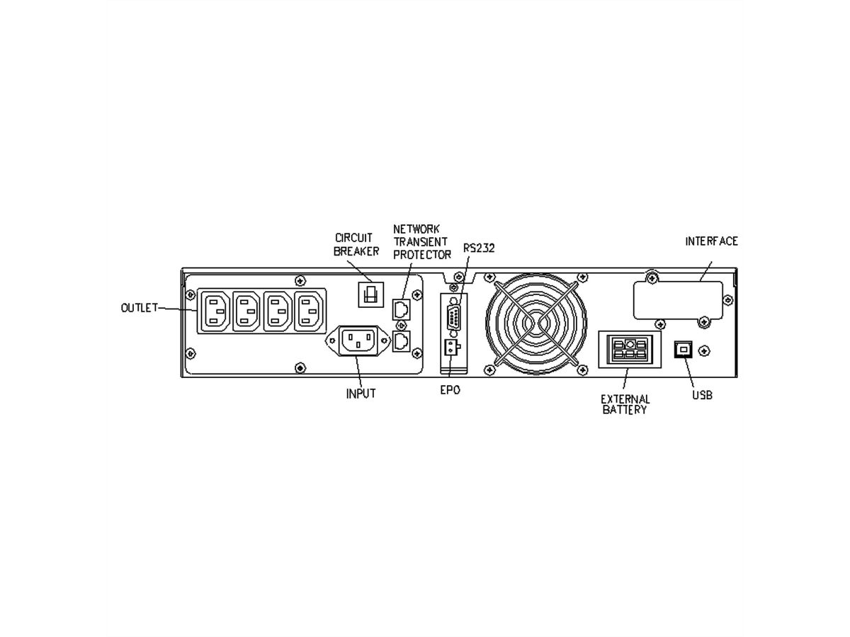 ROLINE ProSecure II 1000 RM2HE - Online USV, 19-Zoll Rackversion