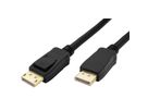 ROLINE GREEN DisplayPort Kabel v2.1, 16K@60Hz, 80Gbit/s, UHBR20, DP ST - ST, schwarz, 2 m