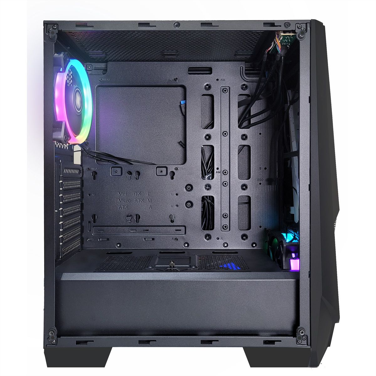 Xilence Xilent Blast X505.ARGB Gaming Boîtier PC, ARGB PWM, ATX Midi, noir