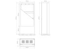 Hagor ScreenOut Kiosk OH75, Outdoor, noir