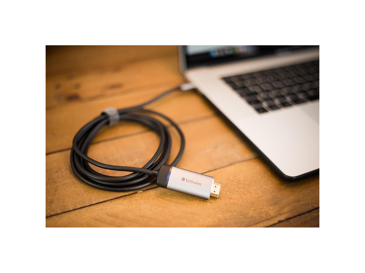 Verbatim Câble USB-C vers HDMI, 1,5m