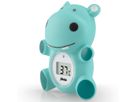 Alecto Baby Badethermometer und Raumthermometer BC-11 Hippo, Nilpferd, grün