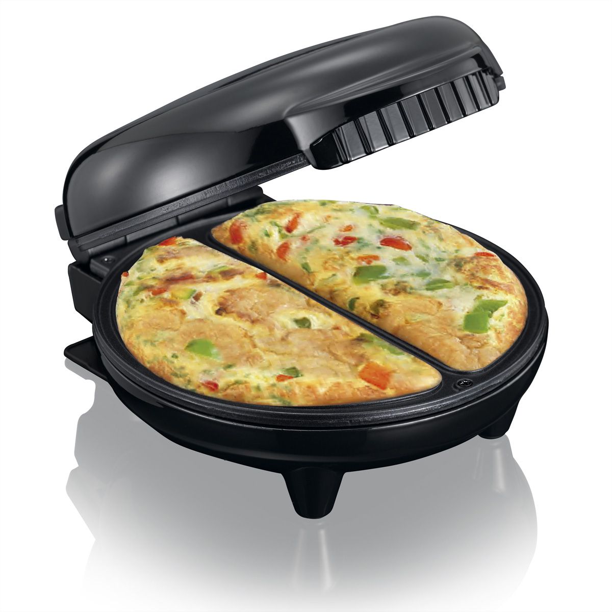 Melissa Appareil à omelettes 16250086, Appareil à omelette, noir, 750W