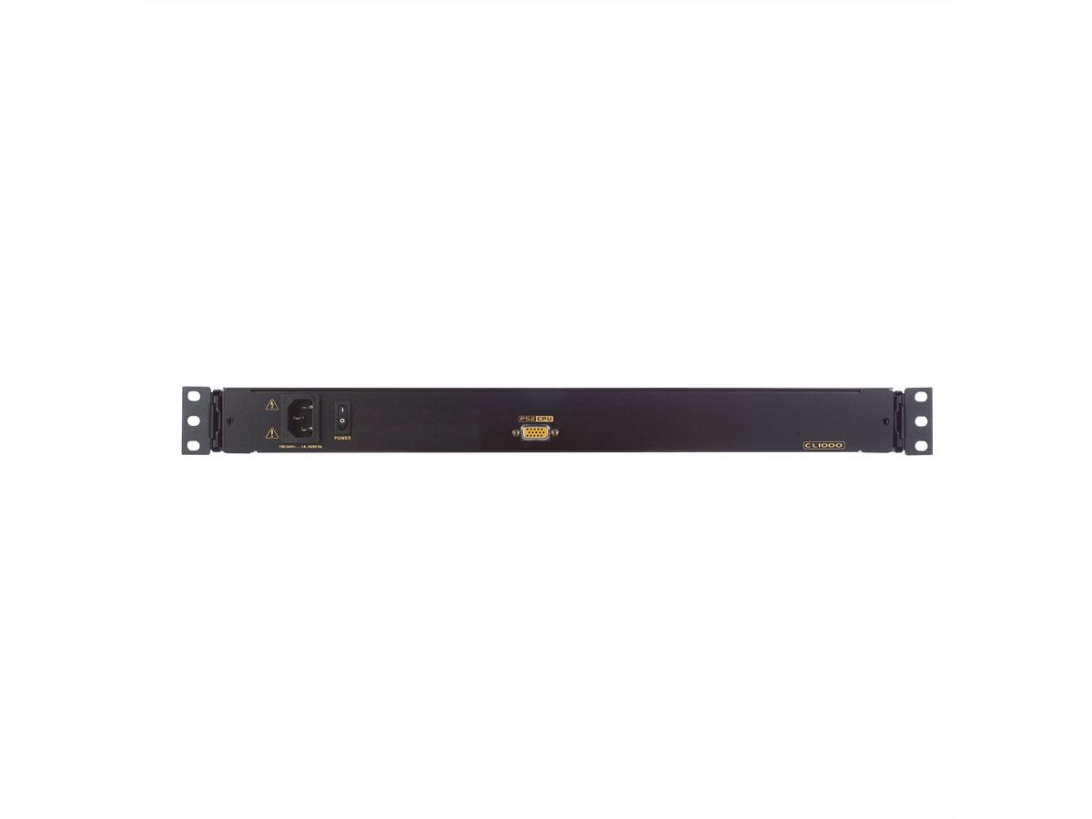 ATEN CL1000M KVM-Konsole, 43cm LCD, VGA, PS/2, CH-Layout