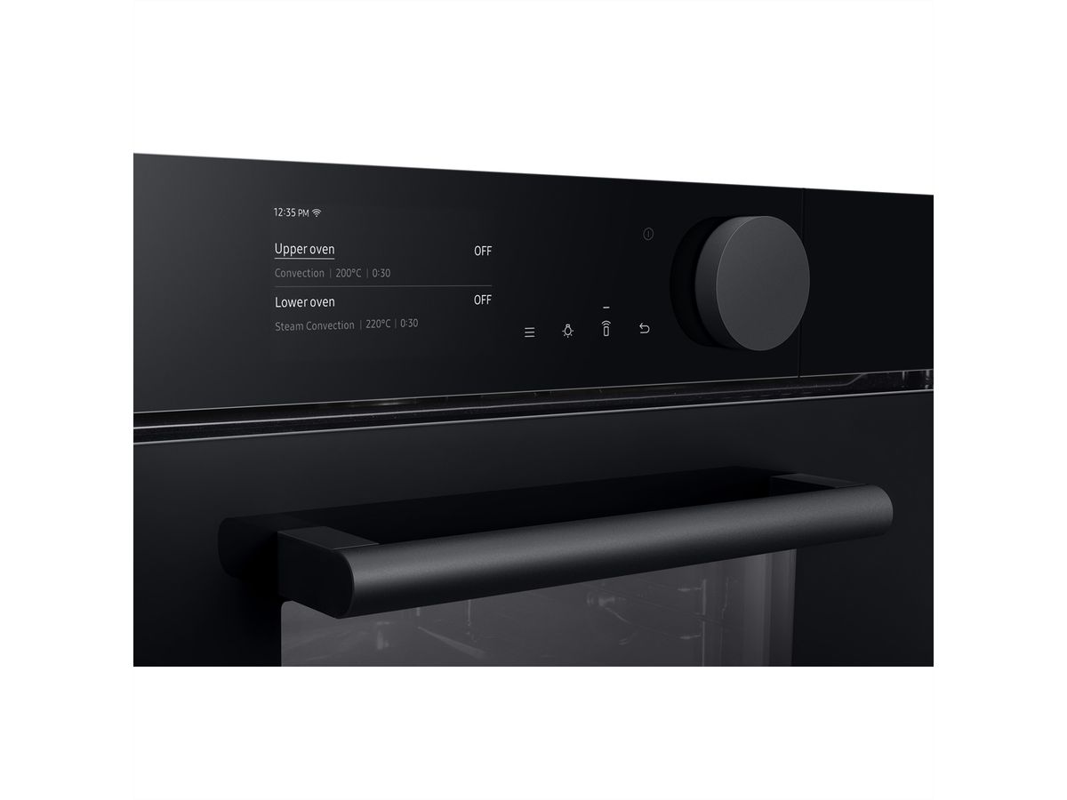 Samsung Ofen mit Steam Assist 8000 Serie, onyx black