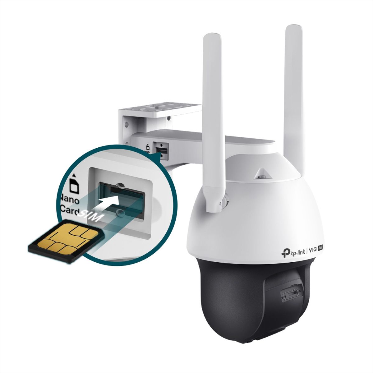 TP-Link VIGI C540-4G(4mm) PT-Kamera 4 MP, 80°, IR-LED 30m, LTE