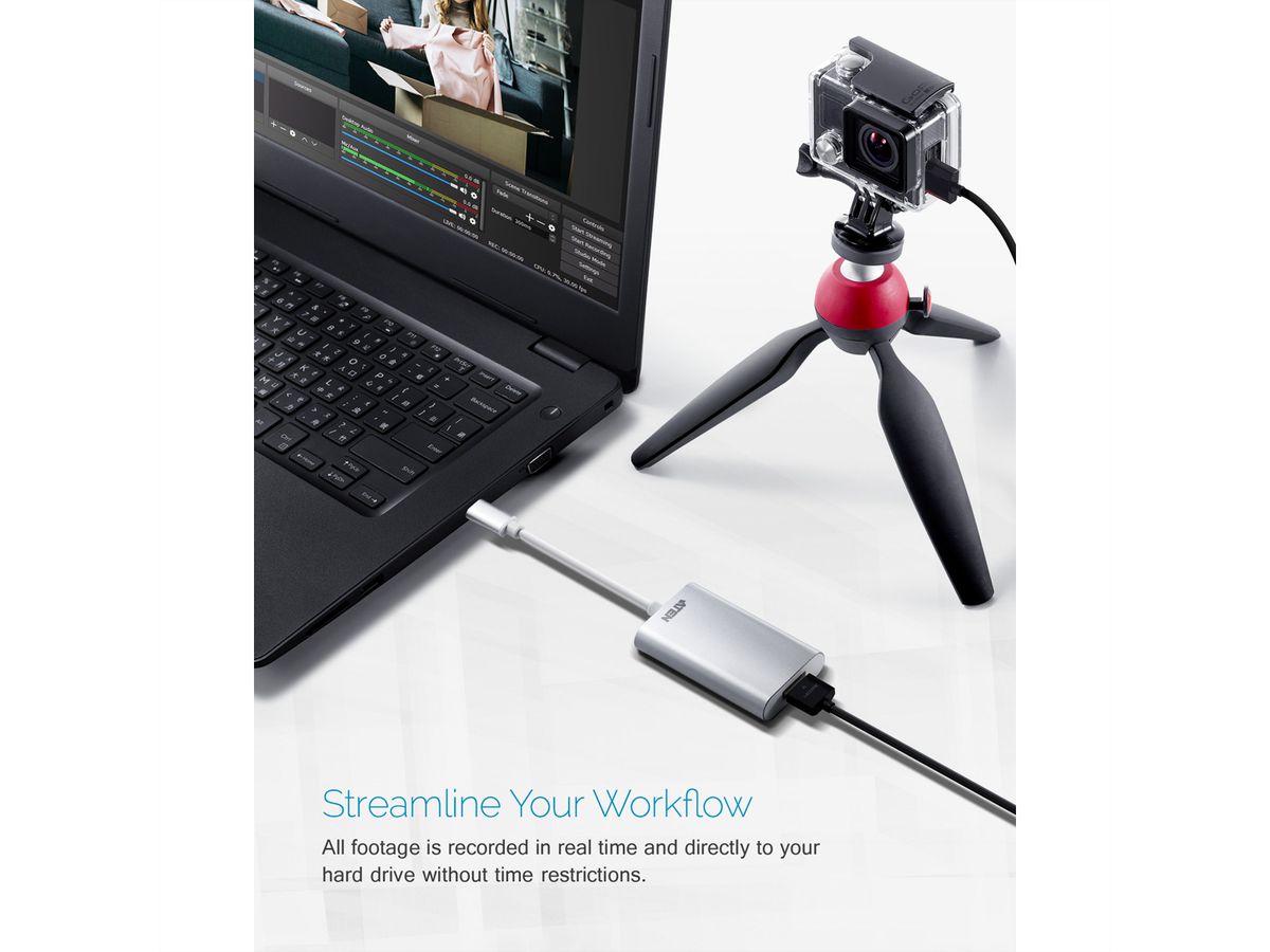 ATEN UC3020 CAMLIVE Capture vidéo HDMI vers USB-C UVC