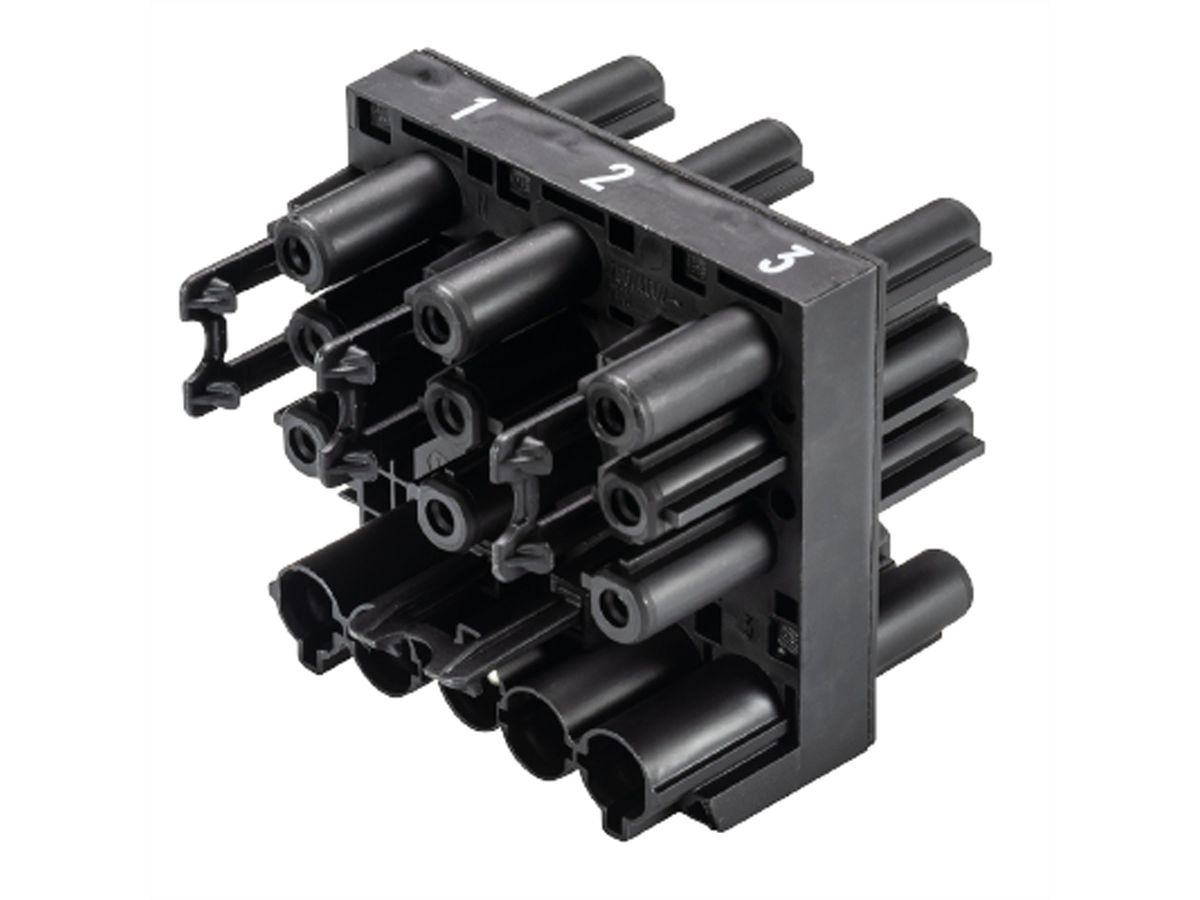 BACHMANN Wieland Verteilerblock GST18i5, In:GST18i5  Out:6xGST18i3